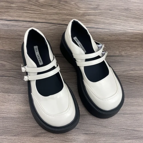 Mary Jane Campus Small Leather Shoes Black Mary